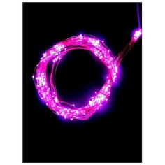 Гирлянда Нить "Роса" (Конский хвост) 380 розовых LED, 19 нитей по 200 см, IP20 China Dans International