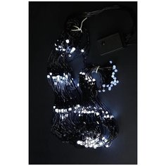 Светодиодная гирлянда занавес "Сетка" 3x0,7м, 192 белых холодных LED ламп China Dans International