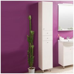 AQUATON Шкаф-пенал AQUATON Минима R с бельевой корзиной Акватон