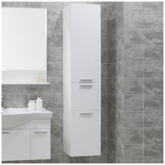 AQUATON Шкаф-пенал AQUATON Инди с бельевой корзиной Акватон