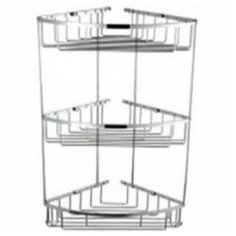 Угловая полка для ванной Gappo G334-3