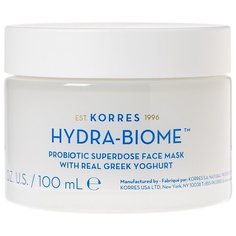 Korres йогурт Увлажняющая маска для лица с йогуртом и пробиотиками hydra-biome 100 мл