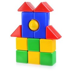 Набор кубиков "Большая стройка Пластмастер