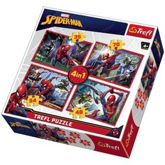 Пазл Trefl Человек-Паук/Disney, 35*48*54*70 дет. TR34293