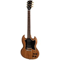 GIBSON 2019 SG TRIBUTE NATURAL WALNUT Электрогитара, цвет древесины ореха, материал корпуса - махагони, гриф - клён, накладка грифа - палисандр, количество ладов: 22, мензура 24