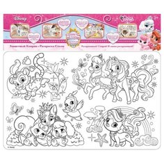 Десятое королевство Коврик-раскраска для стола. Disney. Королевские питомцы