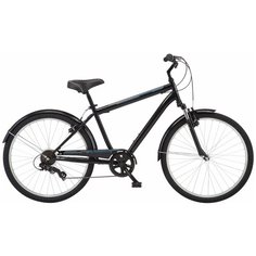 Городской велосипед Schwinn Suburban черный 18" (требует финальной сборки)