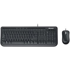Комплект Microsoft Retail Wired Desktop 600 USB Black For Business