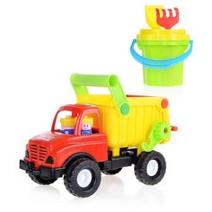 Песочный набор № 143 Грузовик самосвал с песочным набором №101 Стеллар