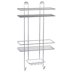 Полка двухъярусная прямая с мыльницей Rosenberg