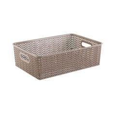 Корзинка Вязь 7.5л 350х 245х105мм капучино Violet
