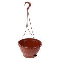 Альтернатива Кашпо подвесное «Мирабель», 2,5 л, цвет коричневый Alternativa