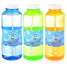 1Toy Мы- Шарики мыл пуз, 500 мл бутылка, венчик внутри, цвет в ассорт