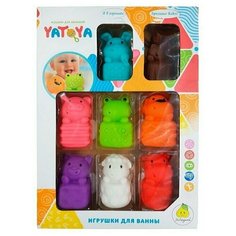 ЯиГрушка "YATOYA" Игрушка для купания "Милые животные" 8 шт. 12304