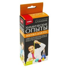 Химические опыты. Жвачка для рук зелёная Lori