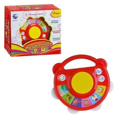 Музыкальная игрушка Бубен, на батарейках, в коробке Tong DE