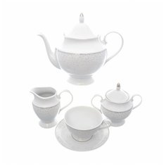 Чайный сервиз на 6 персон 15 предметов Repast "Жемчуг" / 230474