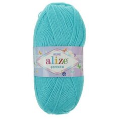 Пряжа ALIZE "Sekerim Bebe", 100% акрил, 320 м*100 г, 287 бирюзовая