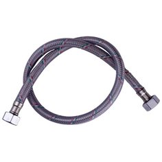 Гибкая подводка для воды 1/2" г/г 1,5м Cotali оплетка нержавеющая сталь с санитарным ПВХ покрытием