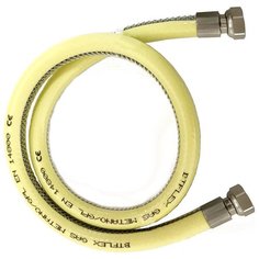 Подводка для газа IDROSAPIENS в металлической оплетке с ПВХ покрытием 1/2"х1,0м Г/Г