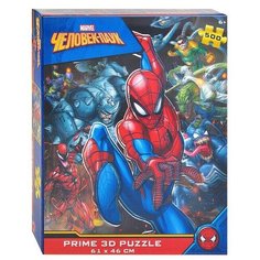 Стерео- пазл Prime 3D «Человек- паук», 500 детал 6+
