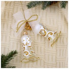 Гирлянда "Золотистый узор" из 2 колокольчиков Сима ленд