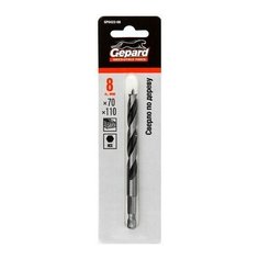 Сверло по дереву 8х70х110 шестигр. GEPARD (GP0422-08) Gepard.