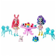 Набор игровой Enchantimals Чаепитие Пэттер Павлины и Бри Кроли GLD41