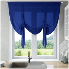 Шторы для кухни Sola "Селена-150", синий