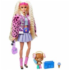 Кукла Barbie Экстра Блондинка с хвостиками GYJ77