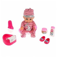 Пупс Карапуз функциональный со звуковым горшком 281858