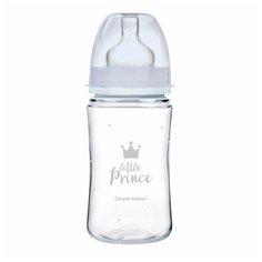 Бутылочка для кормления Canpol Babies EasyStart Royal Baby PP с широким горлышком 240мл с 3месяцев Голубой