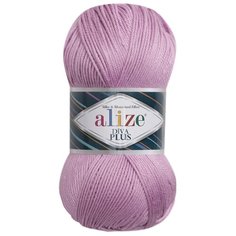 Пряжа для вязания Alize Diva Plus 100г 220м (100% микрофибра акрил) (474 лиловый), 5 мотков