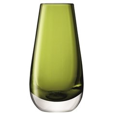 Ваза в форме бутона flower colour 14 см зелёная Lsa