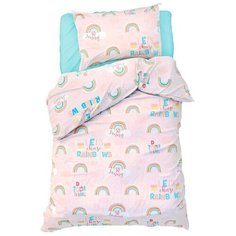 Постельное белье "Этель" 1.5 сп Rainbow 143*215 см, 150*214 см, 50*70 см -1 шт,100% хл, бязь