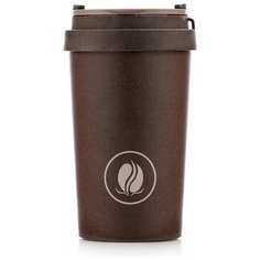 Термокружка ECO CUP Coffee, коричневый 400 мл Walmer