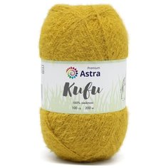 Пряжа Astra Premium Киви (Kiwi) 100гр. 200м (100% нейлон) (04 горчичный), 3 шт