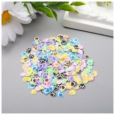 Арт Узор Декор для творчества пластик "Лапки" набор 20 гр микс