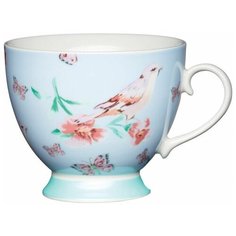 Чашка на ножке KitchenCraft Blue Birds 0.4 л.