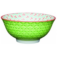 Миска KitchenCraft Geometric Lime 15.5x7.5см.