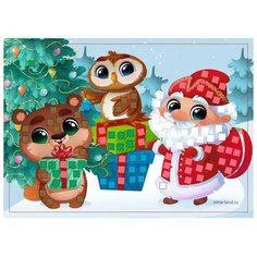 Школа талантов Набор для творчества. Мягкая мозаика А5 «Новогодняя сказка»
