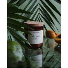Свеча ароматическая LAVA ARTISAN "BALI JUNGLE / бали" из кокосового воска с деревянным фитилем 280 мл