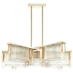 4877/7 HALL ODL_EX22 58 золотой/прозрачный/стекло Люстра E14 7*40W GATSBY Odeon Light