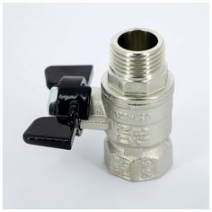 BUGATTI Кран шаровый BUGATTI ARIZONA 1/2" ВН бабочка