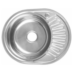 Мойка врезная Goccia M 0,5 мм (SUS 201) мат. AV Engineering (сушилка с правой стороны) (AVESM2M5S1)