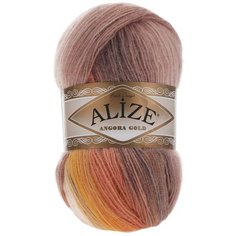 Пряжа Alize Angora Gold Batik, 20 % шерсть, 80 % акрил, 100 г, 550 м, 4741