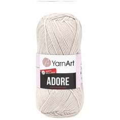 Пряжа YarnArt Adore 100гр 280м (100% акрил с эффектом анти-пиллинга) (367 серо-коричневый) 5 шт