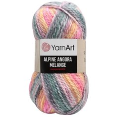 Пряжа YarnArt Alpine Angora Melange 150г 150м (20% шерсть, 80% акрил) (431 меланж), 3 мотка