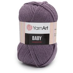 Пряжа YarnArt Baby 50гр 150м (100% акрил) (852 т. фиолетовый), 5 мотков