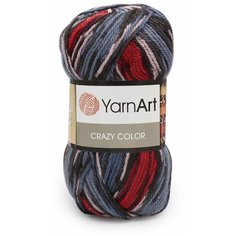 Пряжа YarnArt Crazy color 100гр. 260м (25%шерсть,75%акрил) (164)